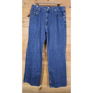 Tommy Hilfiger Denim Blue Jeans VTG Retro 90s Y2K Mens Tag Size 36x34 (35x33)